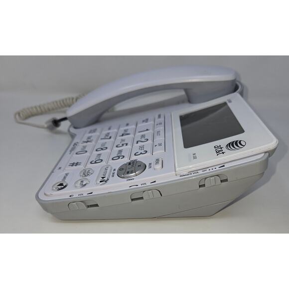 AT&T CL4939 5.8 GHz Single Line Corded Speakerphone Phone w/ Digital Answering - Picture 11 of 16